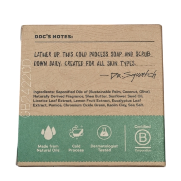 Dr Squatch natural soap Rainforest Rapids - Picture 2 of 2